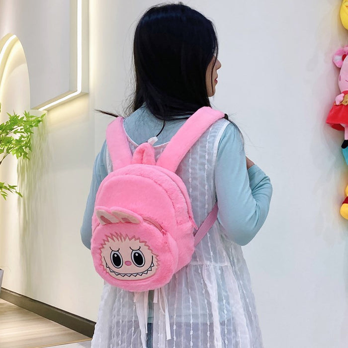 Wholesale Cartoon crossbody bag,  grab machine doll coin purse,  plush bag,  children' s backpack,  cross-border model