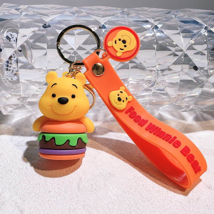 Wholesale Cartoon Silicone Doll Keychain JDC-KC-QiChao013