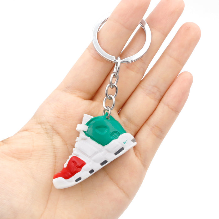 Wholesale PVC Basketball Shoe Model Keychain JDC-KC-QLPing010