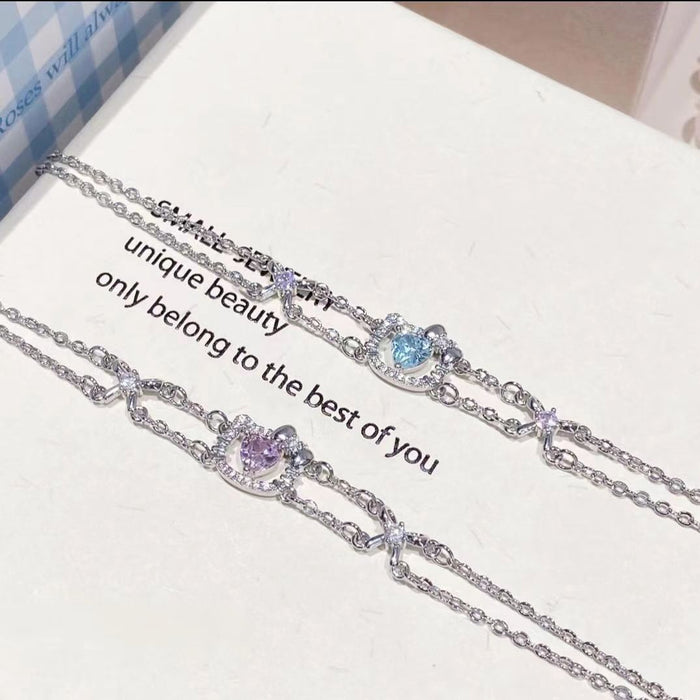 Wholesale Hollow out bracelet versatile light luxury accessory love