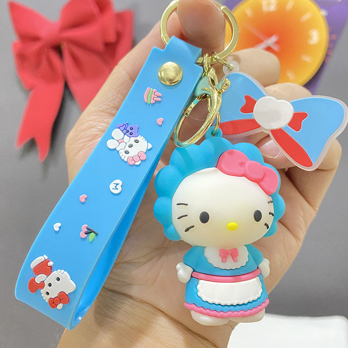 Wholesale PVC Cartoon Doll Keychain JDC-KC-WuYi149