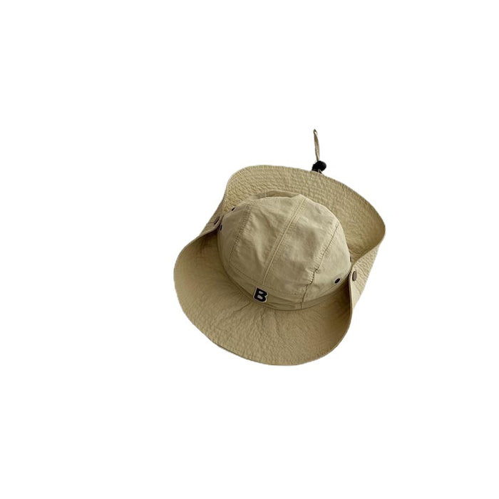 Wholesale Letter Large Eaves Children's Fisherman Hat Sunshade