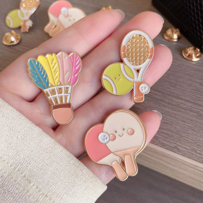 Wholesale Sports Series Metal Brooch