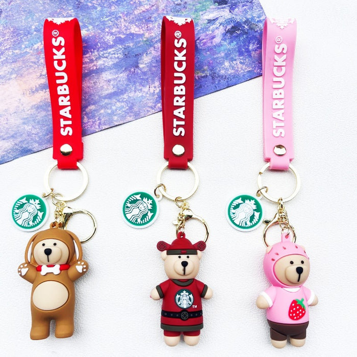 Wholesale PVC Cartoon Doll Keychain JDC-KC-WuYi157