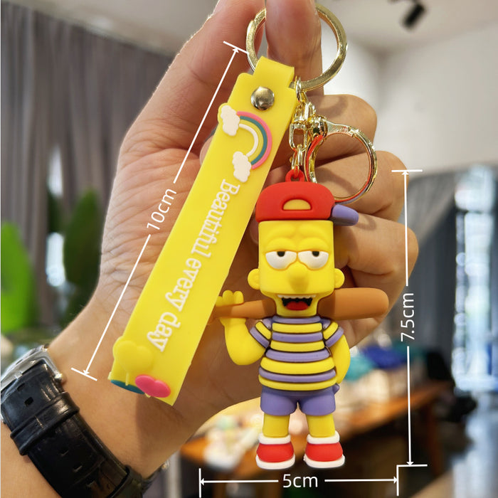 Wholesale PVC Cartoon Doll Keychain JDC-KC-WuYi129