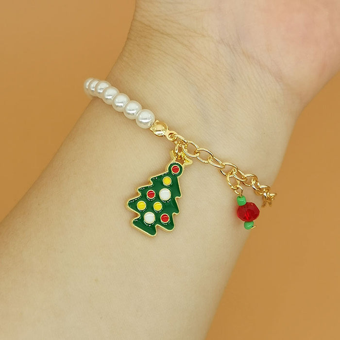 Wholesale Christmas Ornaments  Letter Lucky Bag Tree Garland Gift Gift Bracelet