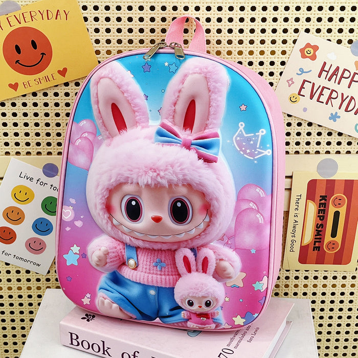 Wholesale Cute cartoon backpack for kindergarten boys and girls with cartoon dolls