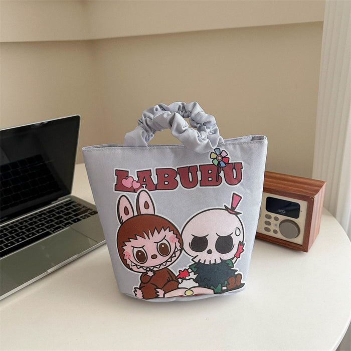Wholesale Cloth Creative Cartoon Cute Cotton Handbag Korean-style High-value Portable All-match Bucket Bag
