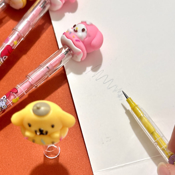 Wholesale Cute Cartoon Soft Glue Bullet-free Pencil