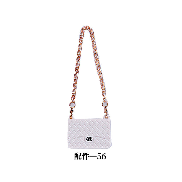 Wholesale Clothes Plush Pendant  Embroidered Heart Stripesd Baby Clothes Hat Small Bag Accessories