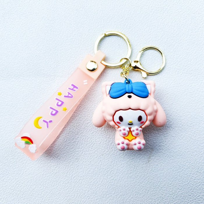 Wholesale PVC Cartoon Doll Keychain JDC-KC-WuYi216