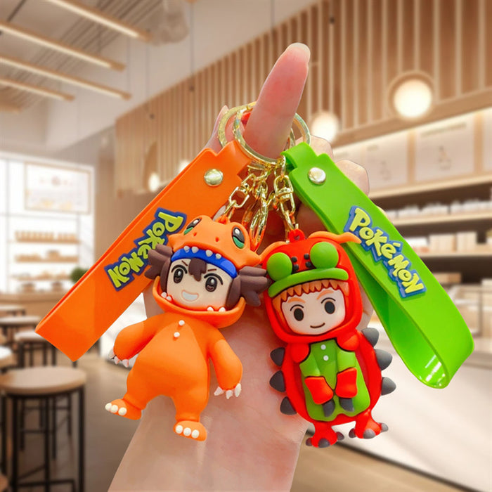 Wholesale PVC Cartoon Doll Keychain JDC-KC-BaoDou005