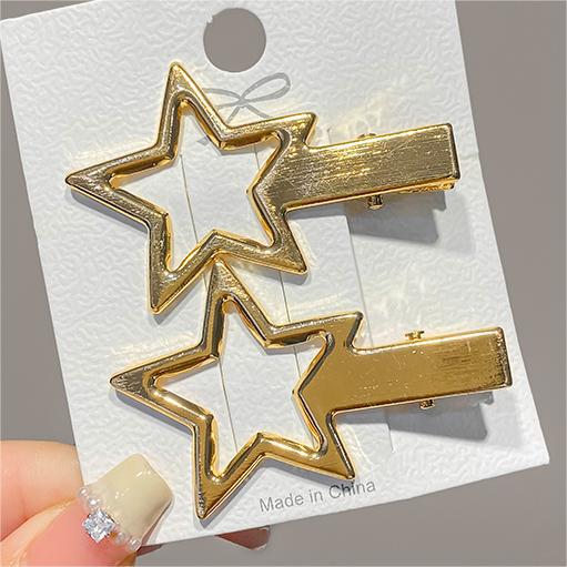 Wholesale Cute Colorful Five-pointed Star Dopamine Hair Clips JDC-HC-Shuy002