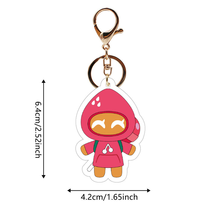Wholesale  Cookie Game Surrounding Acrylic Keychain Pendant