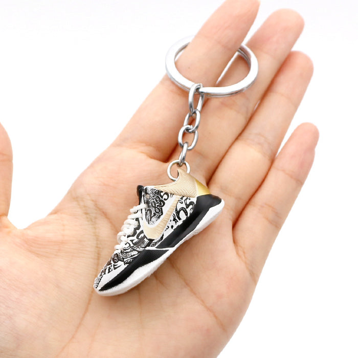 Wholesale 3D Stereoscopic Basketball Shoes PVC Keychain JDC-KC-QLPing020