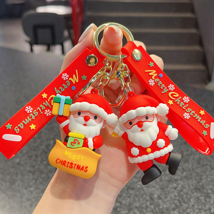 Wholesale Keychain Cute Christmas Tree Little Elk Christmas Socks