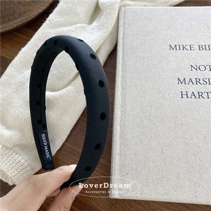 Wholesale Wave Point Love Bow Hair Hoop Fashion Headband Versatile Headwear Hair Accessories