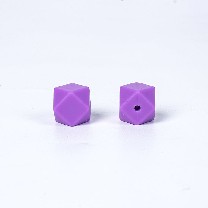 Wholesale 20pcs Hexagonal Silicone Beads JDC-BDS-HeXing018