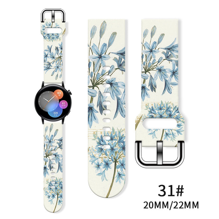 Wholesale Printed  Tpu Watch Strap Wrist Strap JDC-WD-NuoQi085