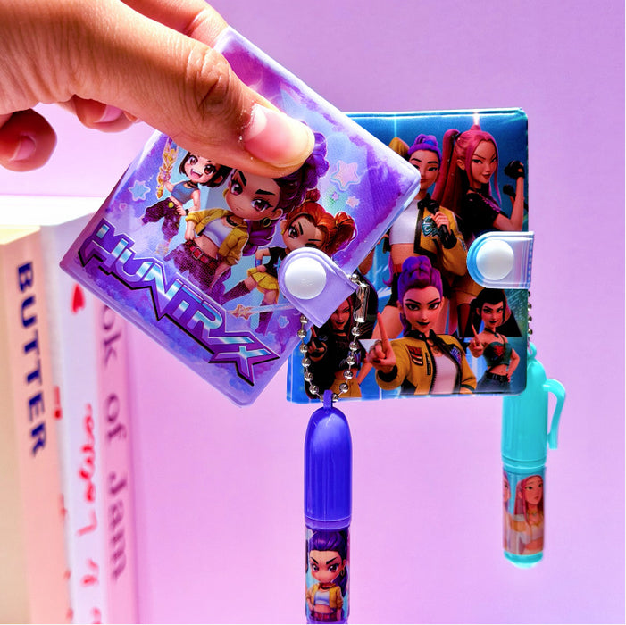 Wholesale 4pcs/ set KPOP Spiral-Bound Notebook