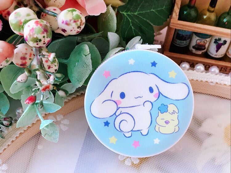 Wholesale Cute Girl Heart Measuring Ruler Tape Measure Portable Round Pull Ruler Automatic Telescopic Soft Ruler Measurements Ruler