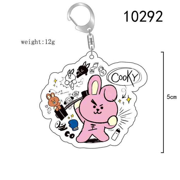 Wholesale Creative Candy Series Kpop Cartoon Keychain JDC-KC-XinF001