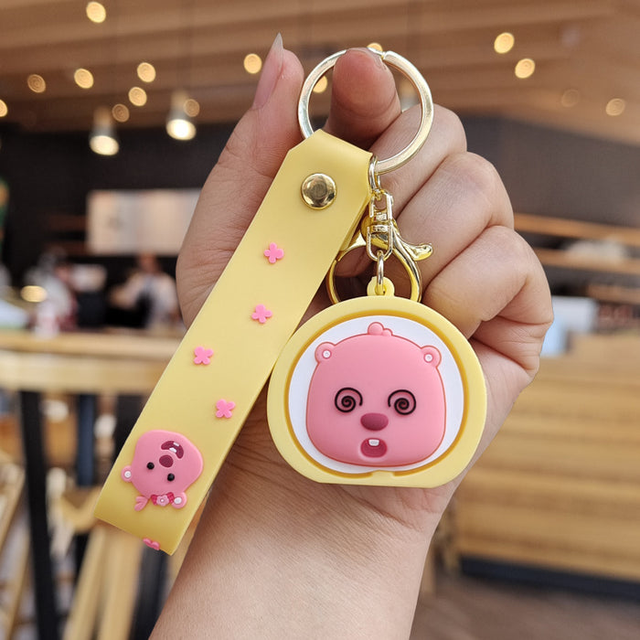 Wholesale  Cute  keychain pendant  doll ornaments  small gift cartoon car key chain