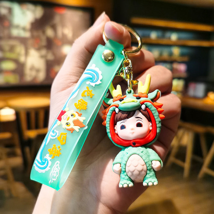 Wholesale Cartoon Doll 3D Rubber Keychain JDC-KC-Tingm080