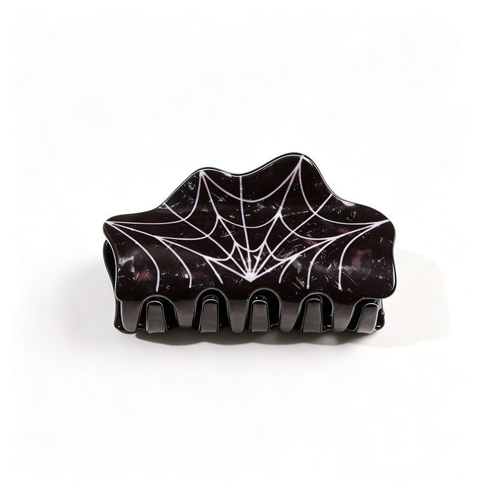 Wholesale Stylish  Shark Claw Hair Clips Ghost Pumpkin Black Cat Print Women Hair Accessory