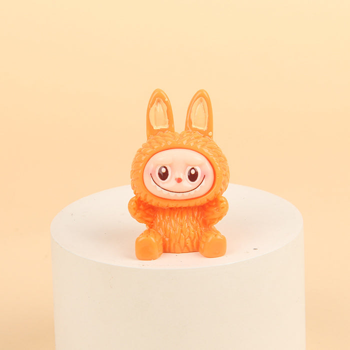 Wholesale Cute Resin Particle Solid Color Keychain Pendant