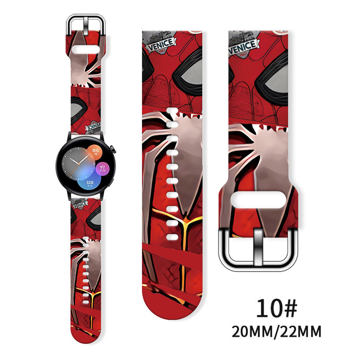 Wholesale Printed Tpu Watch Strap Wrist Strap JDC-WD-NuoQi050