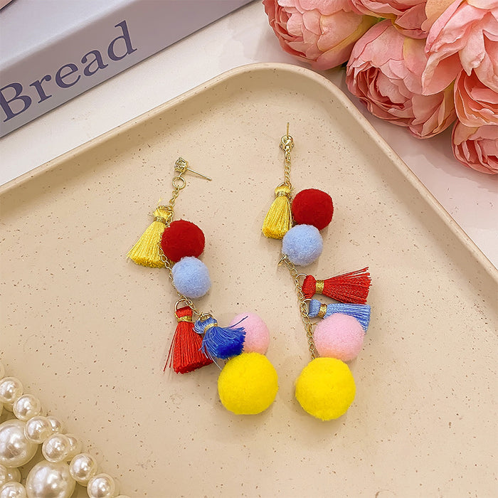 Wholesale  Cartoon  Tassel Earrings Earrings Earrings