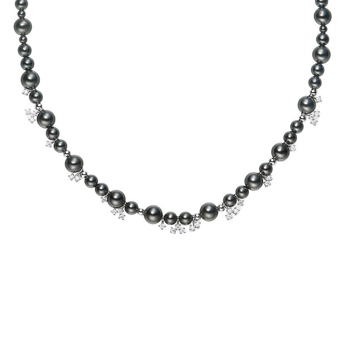 Wholesale Bubble Nebula Necklace Black Light Luxury Clavicle Chain Accessories Women' s Birthday Gift