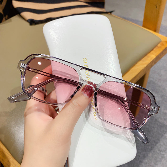 Wholesale PC Double Bridge Hollow Sunglasses JDC-SG-XIa055