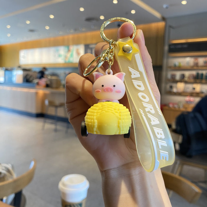 Wholesale Cute 3D Doll Silicone Keychain JDC-KC-MingT138