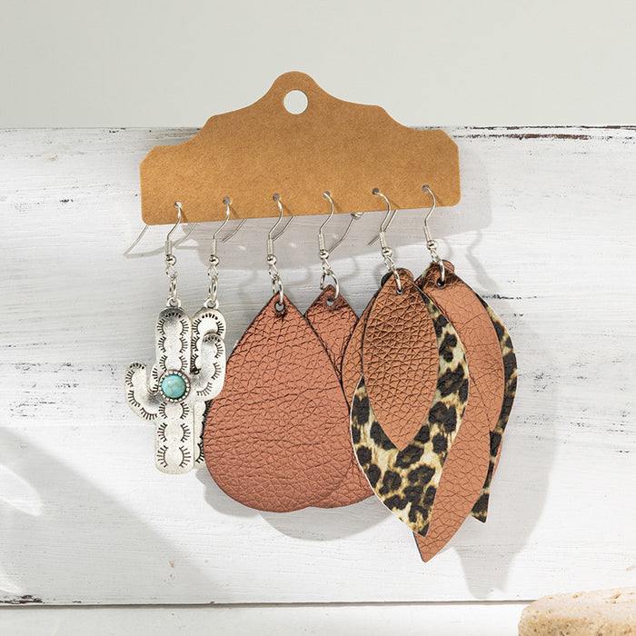 Wholesale Vintage turquoise design earring set