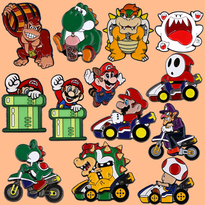 Wholesale Cartoon Game Animation Brooch Badge Clothing Backpack Decoration