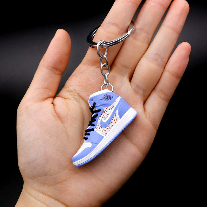 Wholesale PVC Mini Basketball Shoe Keychain JDC-KC-QLPing008