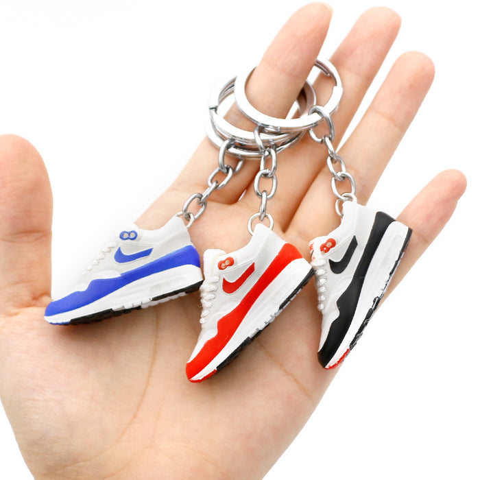 Wholesale PVC Basketball Shoe Model Keychain JDC-KC-QLPing014