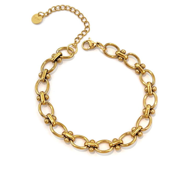 Wholesale Stainless Steel Vintage Circle Design Bracelet