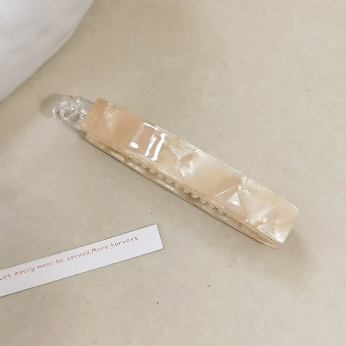 Wholesale banana clip elegant simple vertical clip elegant girl candy color vertical hairpin