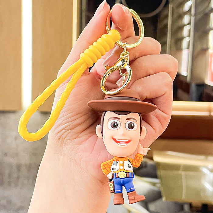 Wholesale PVC Cartoon Coin Purse Keychain JDC-KC-Benxin009