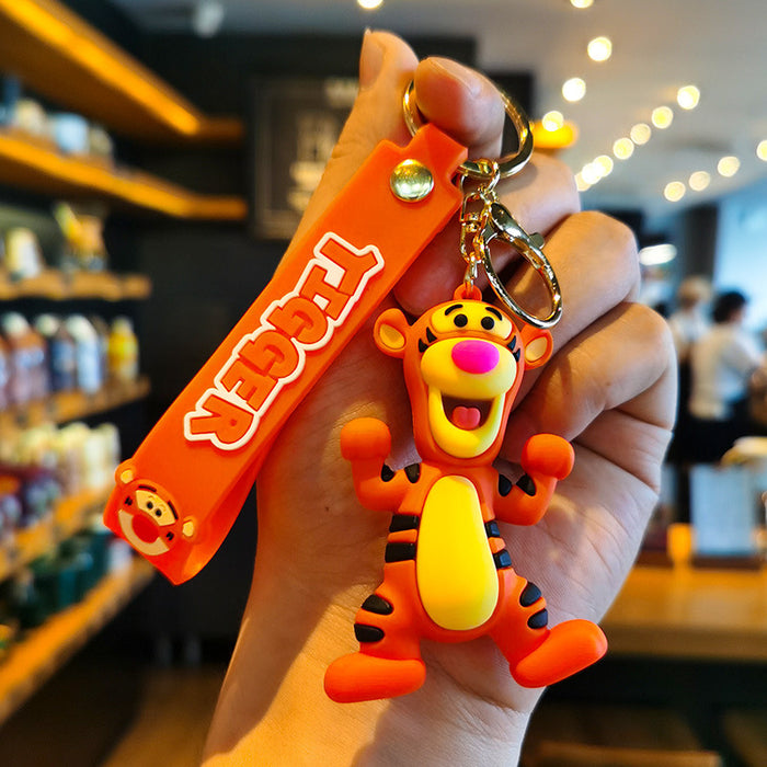 Wholesale Cartoon Silicone Doll Keychain JDC-KC-QiChao013