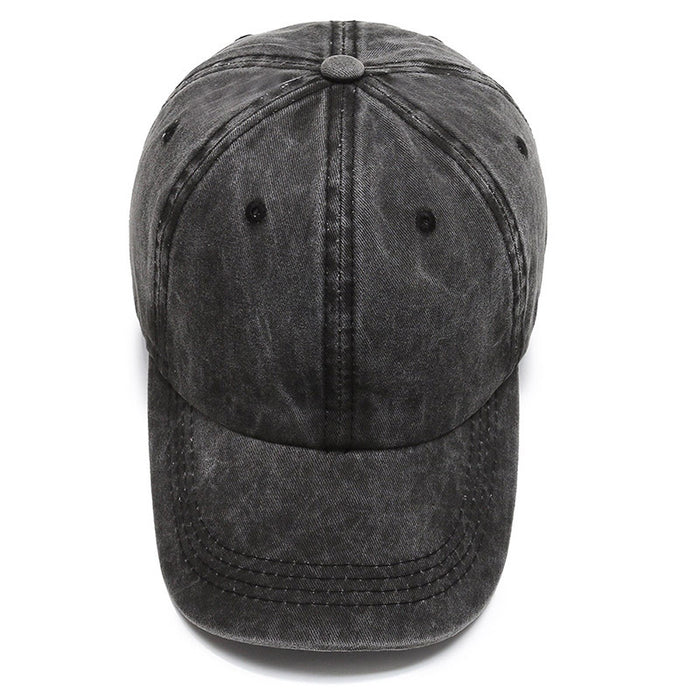 Wholesale Washed hat, vintage baseball cap, outdoor sun shading duckbill cap