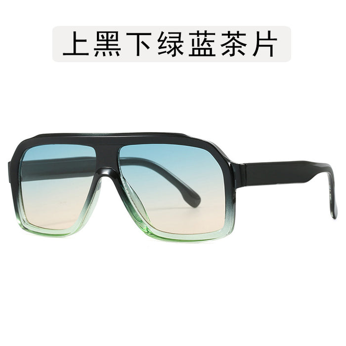 Wholesale Large frame toad glasses, fashionable pilot sunglasses, personalized sunshade sunglasses