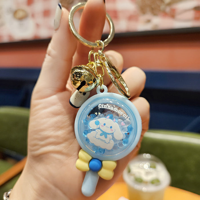 Wholesale Cartoon Bell Aromatherapy Silicone Keychain JDC-KC-YiZhuo005