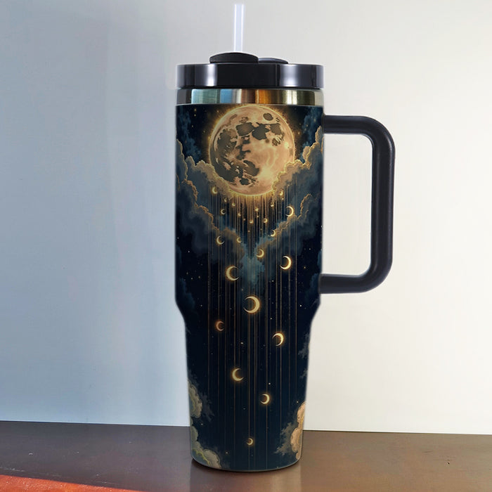 Wholesale 40oz Car Cup  moon Stainless Steel  ice bullies cup Tumbler Thermos Cup