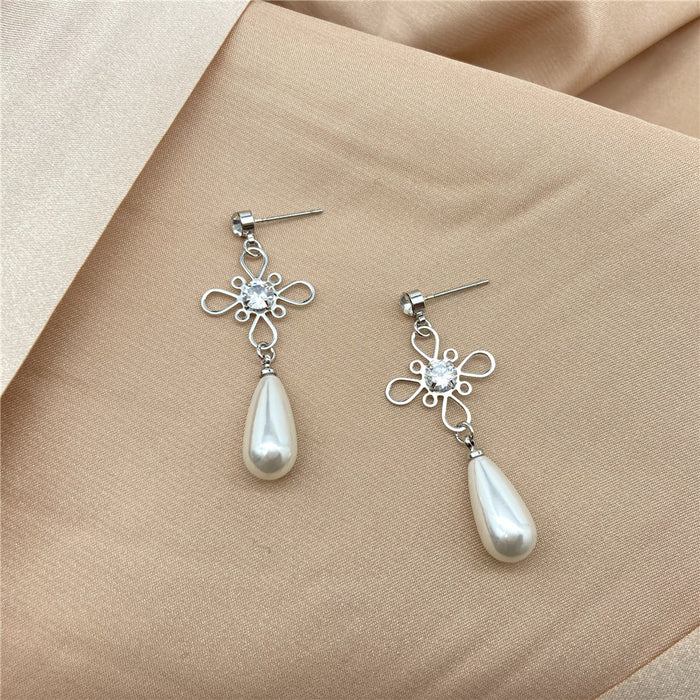 Wholesale Acrylic Pearl Earrings JDC-ES-FaX004