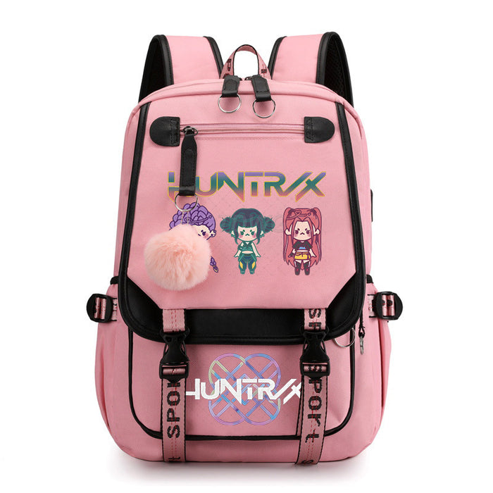 Wholesale  Fashionable Color-Block Unisex Backpack , Lightweight and Large Capacity