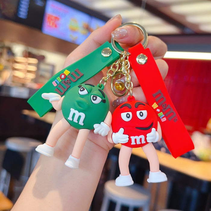 Wholesale Creative PVC Cartoon Couple Keychain